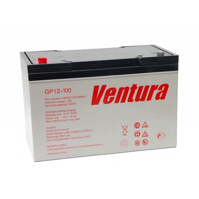  VENTURA GP 12-100 F8  (GP12-100F8) 100ah 12V -    